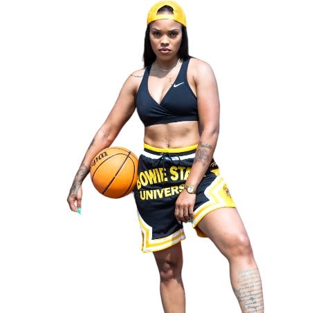 BOWIE ST. UNIVERSITY BASKETBALL SHORTS - Gainz Sportsgear LLC.