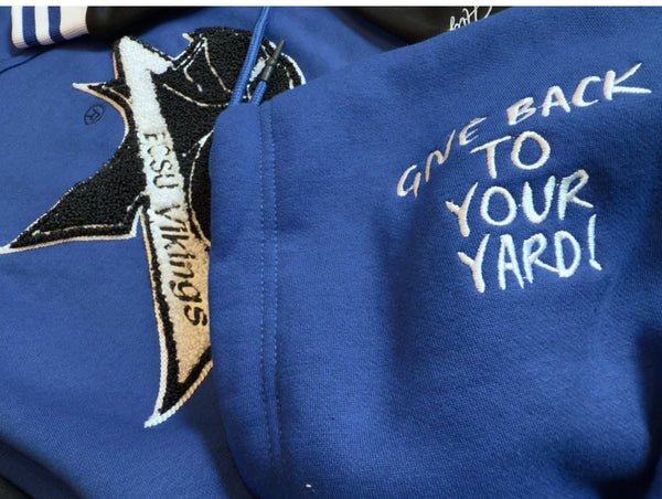 ELIZABETH CITY STATE UNIVERSITY COORDINATES HOODIE - Gainz Sportsgear LLC.
