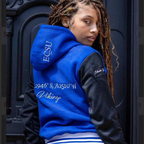 ELIZABETH CITY STATE UNIVERSITY COORDINATES HOODIE - Gainz Sportsgear LLC.