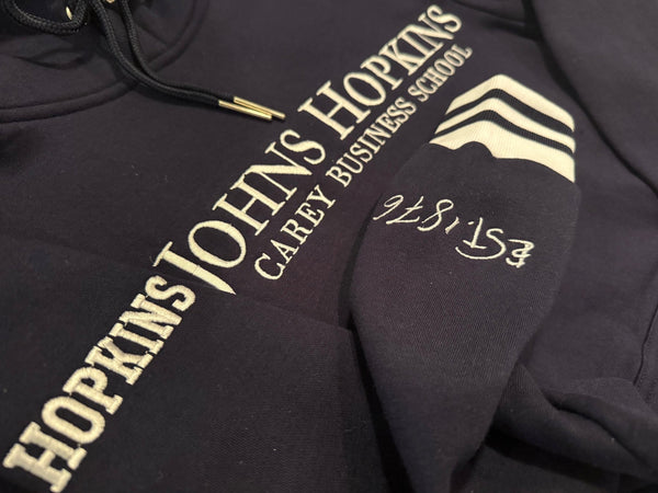 JOHNS HOPKINS UNIVERSITY (CAREY BUSINESS SCHOOL HOODIE) - Gainz Sportsgear LLC.