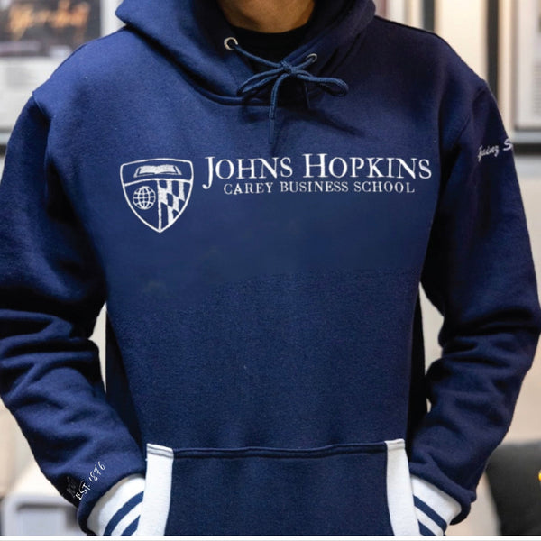 JOHNS HOPKINS UNIVERSITY (CAREY BUSINESS SCHOOL HOODIE) - Gainz Sportsgear LLC.