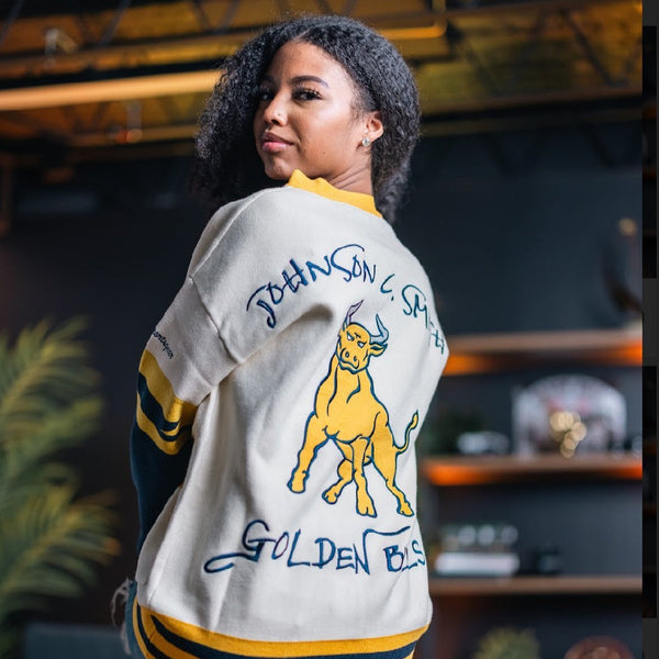 JOHNSON C. SMITH CARDIGAN - Gainz Sportsgear LLC.