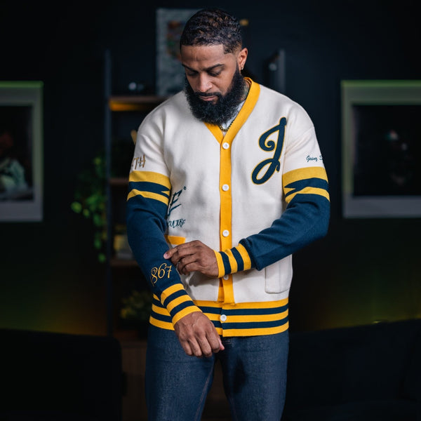 JOHNSON C. SMITH CARDIGAN - Gainz Sportsgear LLC.