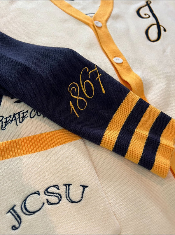 JOHNSON C. SMITH CARDIGAN - Gainz Sportsgear LLC.