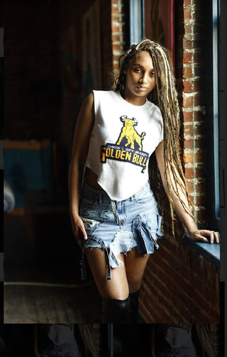 JOHNSON C. SMITH CROP TOP - Gainz Sportsgear LLC.