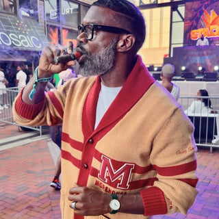 MOREHOUSE COLLEGE SCHOOL BOY SHAWL CARDIGAN - Gainz Sportsgear LLC.