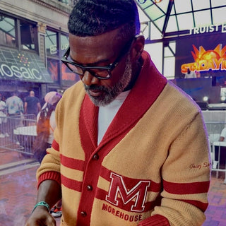 MOREHOUSE COLLEGE SCHOOL BOY SHAWL CARDIGAN - Gainz Sportsgear LLC.