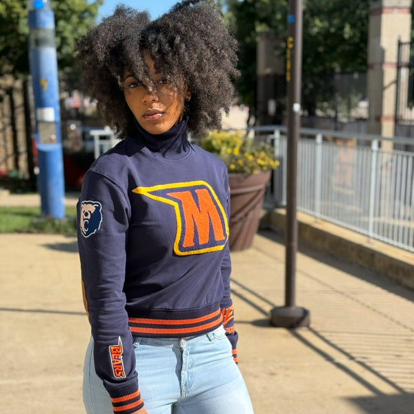 MORGAN ST. SCHOOL DAZE TURTLENECK (BLUE) - Gainz Sportsgear LLC.