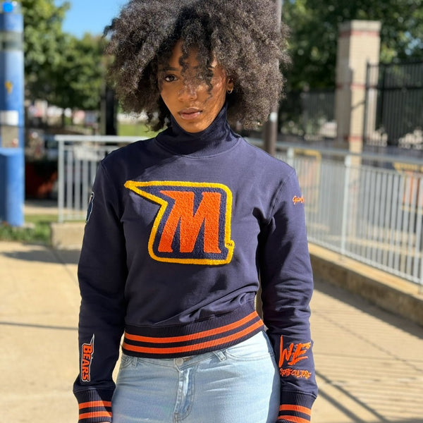 MORGAN ST. SCHOOL DAZE TURTLENECK (BLUE) - Gainz Sportsgear LLC.