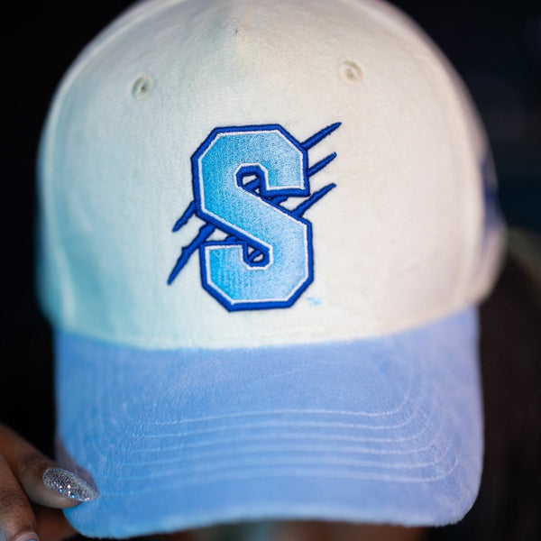 SPELMAN COLLEGE VELVET TRUCKER SNAPBACK - Gainz Sportsgear LLC.