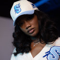 SPELMAN COLLEGE VELVET TRUCKER SNAPBACK - Gainz Sportsgear LLC.