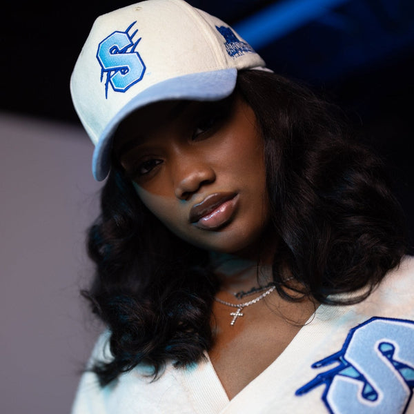 SPELMAN COLLEGE VELVET TRUCKER SNAPBACK - Gainz Sportsgear LLC.