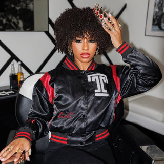 TEMPLE UNIVERSITY CROP BOMBER JACKET - Gainz Sportsgear LLC.