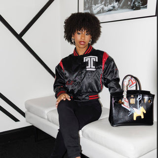 TEMPLE UNIVERSITY CROP BOMBER JACKET - Gainz Sportsgear LLC.