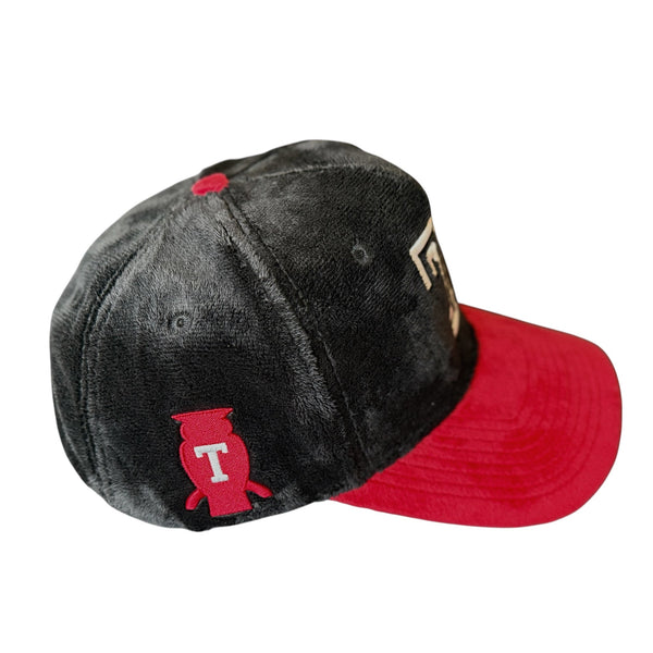 TEMPLE UNIVERSITY VELVET TRUCKER SNAPBACK - Gainz Sportsgear LLC.