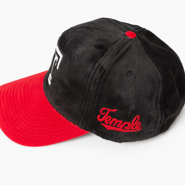 TEMPLE UNIVERSITY VELVET TRUCKER SNAPBACK - Gainz Sportsgear LLC.
