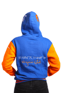 VIRGINIA STATE COORDINATES HOODIE - Gainz Sportsgear LLC.