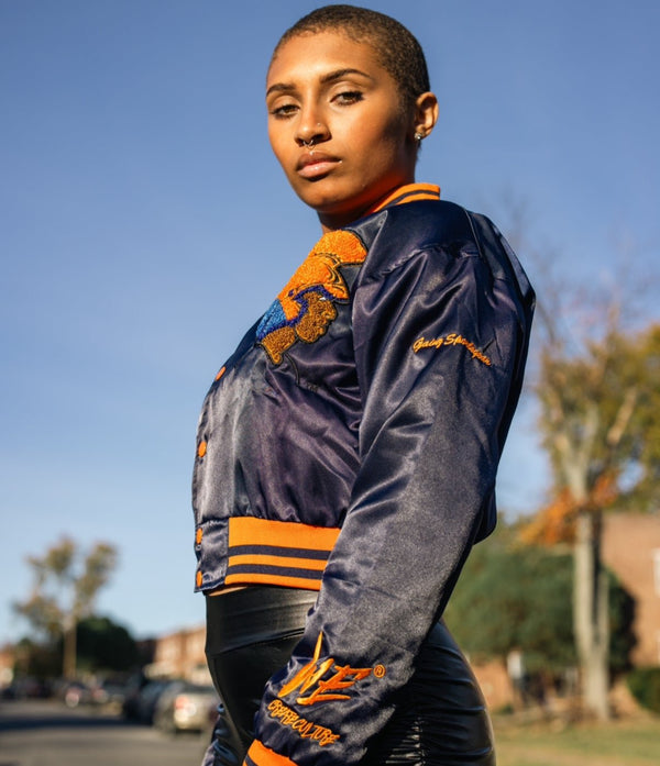 VIRGINIA STATE CROP BOMBER JACKET - Gainz Sportsgear LLC.