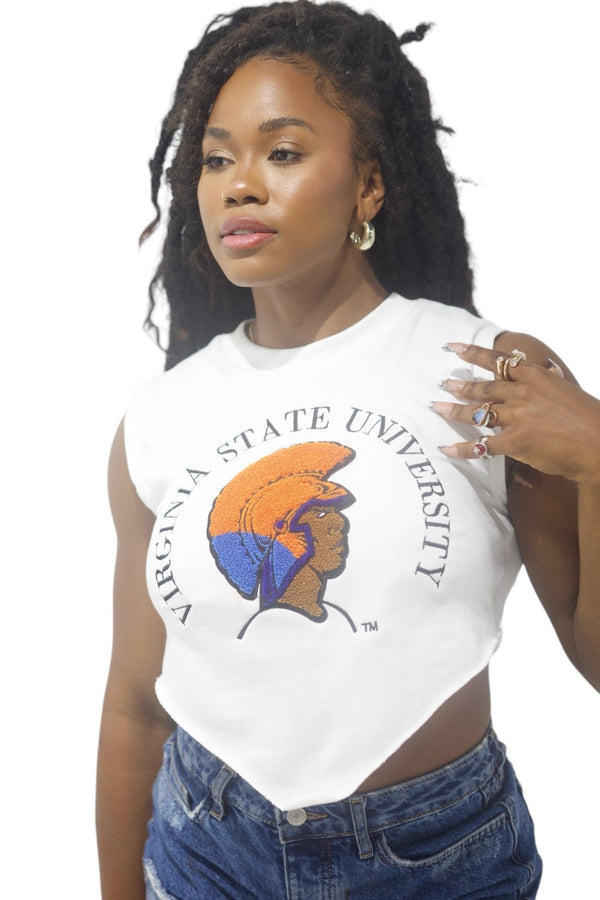 VIRGINIA STATE U. CROP TOP - Gainz Sportsgear LLC.