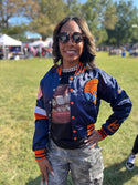 VIRGINIA STATE UNIVERSITY CROP BOMBER JACKET - Gainz Sportsgear LLC.
