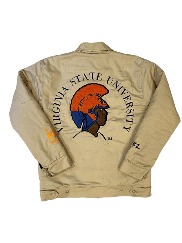 VIRGINIA STATE UNIVERSITY TRUCKER JACKET - Gainz Sportsgear LLC.