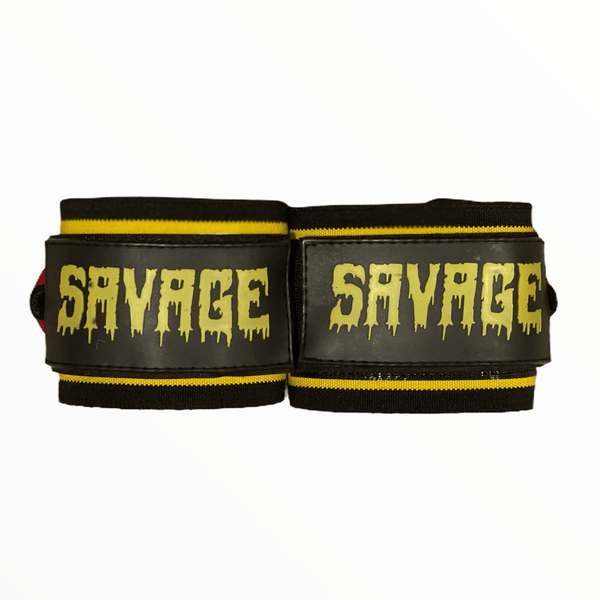 24" SAVAGE Wrist Wraps (USPA Approved) - Gainz Sportsgear LLC.