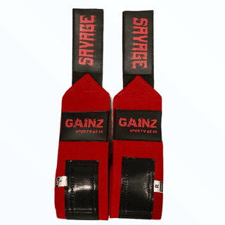 30" SAVAGE Wrist Wraps (USPA Approved) - Gainz Sportsgear LLC.