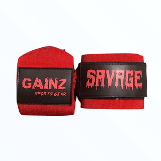 30" SAVAGE Wrist Wraps (USPA Approved) - Gainz Sportsgear LLC.
