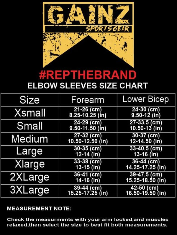 7MM Workout Elbow Sleeves - Gainz Sportsgear LLC.