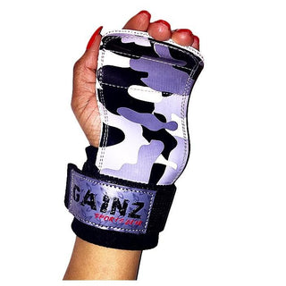 Female Grey & Black Camo "Load & Lock" Grips - Gainz Sportsgear LLC.