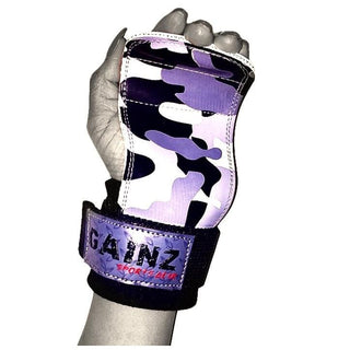 Female Grey & Black Camo "Load & Lock" Grips - Gainz Sportsgear LLC.