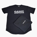 Gainz Sportsgear Men's Black T-Shirt - Gainz Sportsgear LLC.