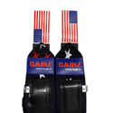 Gainz Sportsgear USA Flag Wrist Wraps 18" (USPA Approved) - Gainz Sportsgear LLC.