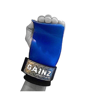 Male Blue "Load & Lock" Lifting Grips - Gainz Sportsgear LLC.