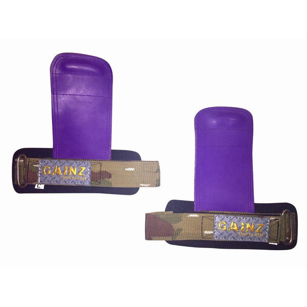 Male Purple & Camo "Load & Lock" Grips - Gainz Sportsgear LLC.
