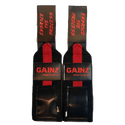 Red & Black "Embrace The Process" Wrist Wraps 18" (USPA Approved) - Gainz Sportsgear LLC.