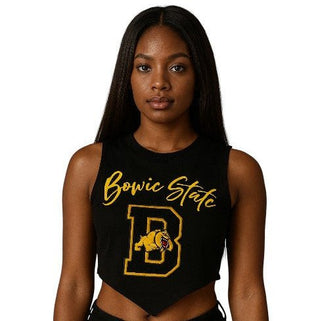 BOWIE ST. CROPTOP (BLACK) - Gainz Sportsgear LLC.