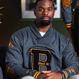 BOWIE ST. UNIVERSITY PULLOVER (GREY EDITION) - Gainz Sportsgear LLC.