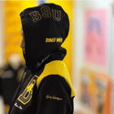 BOWIE STATE UNIVERSITY DISTRESSED PATCH HOODIE - Gainz Sportsgear LLC.