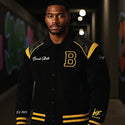 BOWIE STATE UNIVERSITY LEATHERROY VARSITY JACKET (Unisex Full Design) - Gainz Sportsgear LLC.