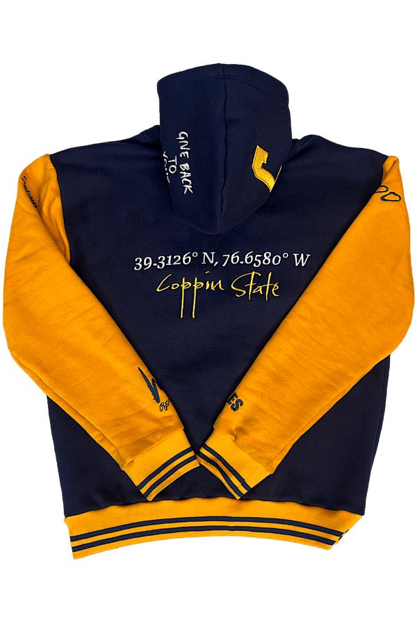 COPPIN STATE COORDINATES HOODIE - Gainz Sportsgear LLC.