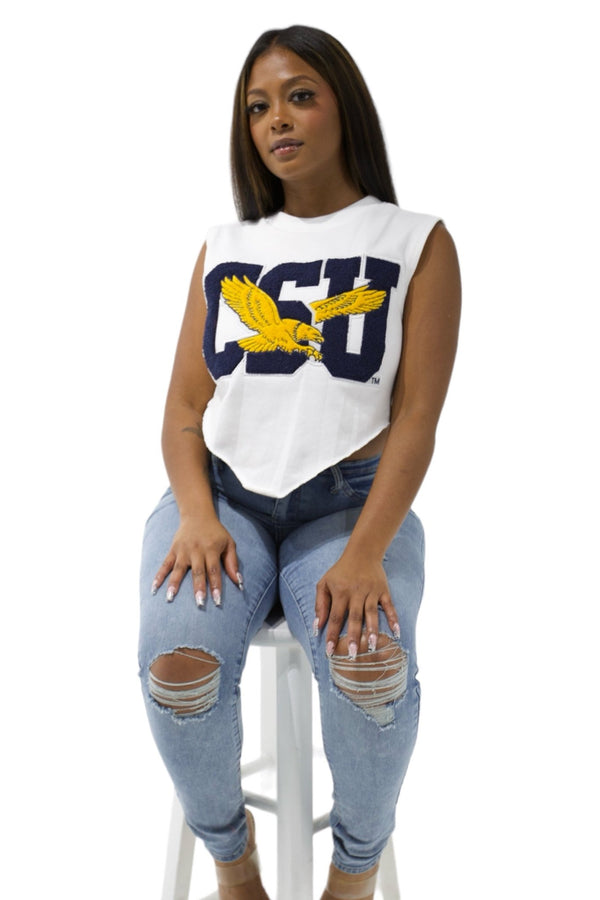 COPPIN STATE UNIVERSITY CROP TOP - Gainz Sportsgear LLC.