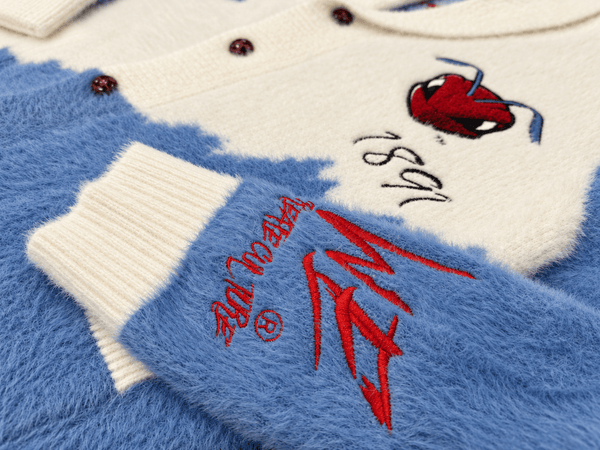 DELAWARE STATE UNIVERSITY MOHAIR CARDIGAN - Gainz Sportsgear LLC.