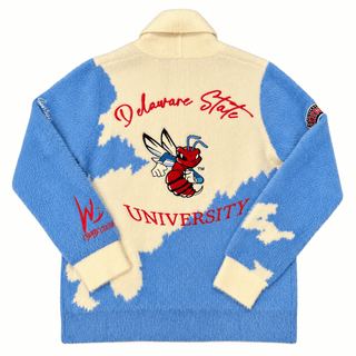 DELAWARE STATE UNIVERSITY MOHAIR CARDIGAN - Gainz Sportsgear LLC.