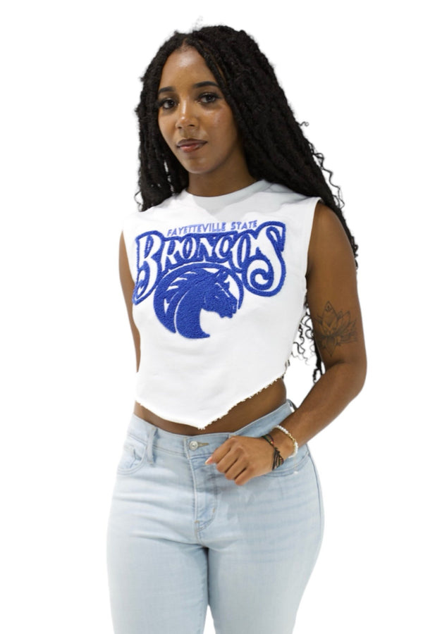 FAYETTEVILLE STATE UNIVERSITY CROP TOP - Gainz Sportsgear LLC.