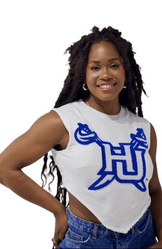 HAMPTON UNIVERSITY CROP TOP - Gainz Sportsgear LLC.
