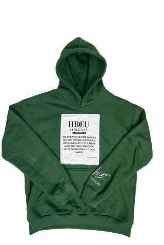 HBCU ATHLETE GREEN HOODIE - Gainz Sportsgear LLC.
