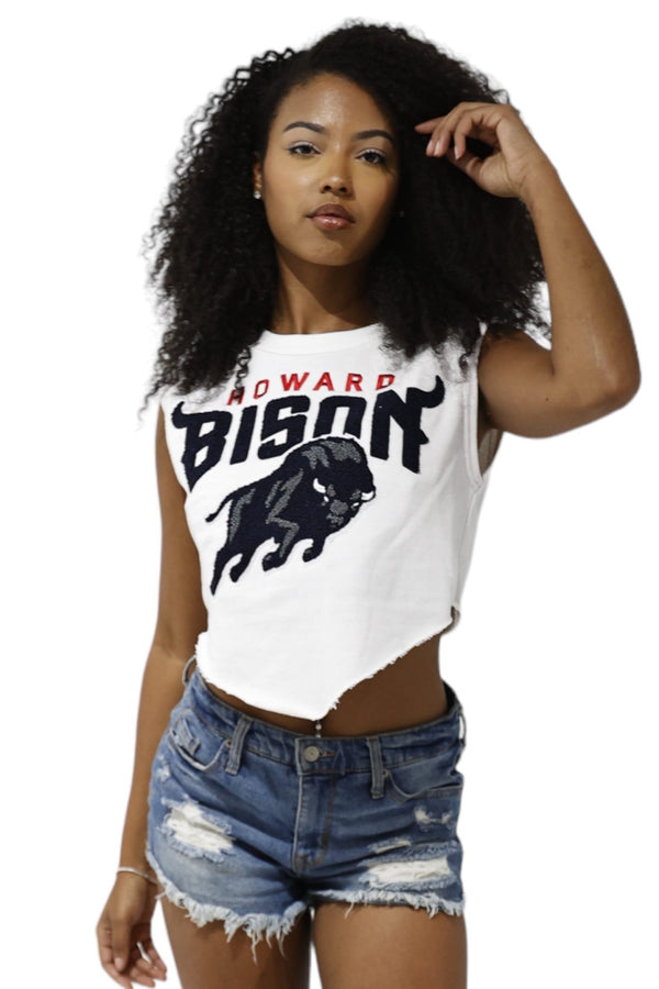 HOWARD UNIVERSITY CROP TOP - Gainz Sportsgear LLC.