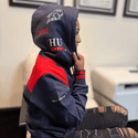 HOWARD UNIVERSITY DISTRESSED PATCH HOODIE - Gainz Sportsgear LLC.