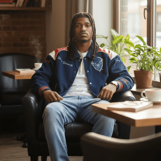 HOWARD UNIVERSITY LEATHERROY VARSITY JACKET (Unisex Full Design) - Gainz Sportsgear LLC.